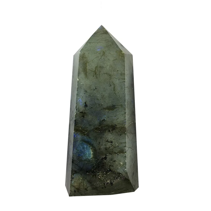 Vysoko kvalitné prírodné honosné labradorit bod crystal prútik na predaj MJP Obrázok 1